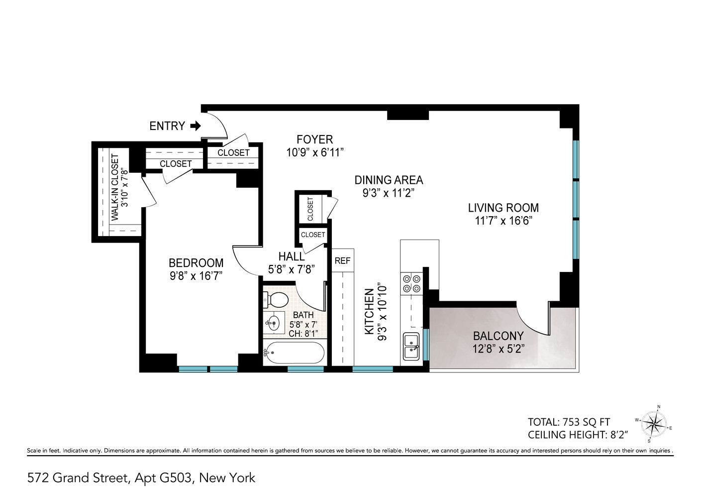 572 Grand Street G503 Lower East Side New York NY 10002
