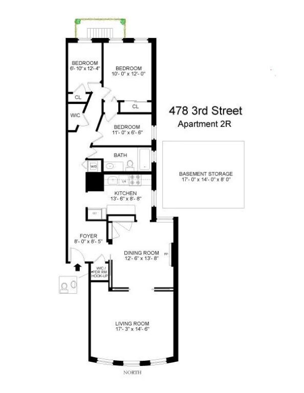 478 3rd Street 2R Park Slope Brooklyn NY 11215