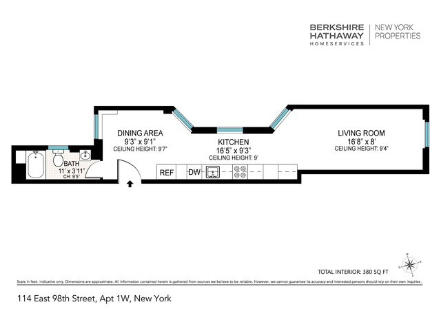 114 East 98th Street 1W East Harlem New York NY 10029
