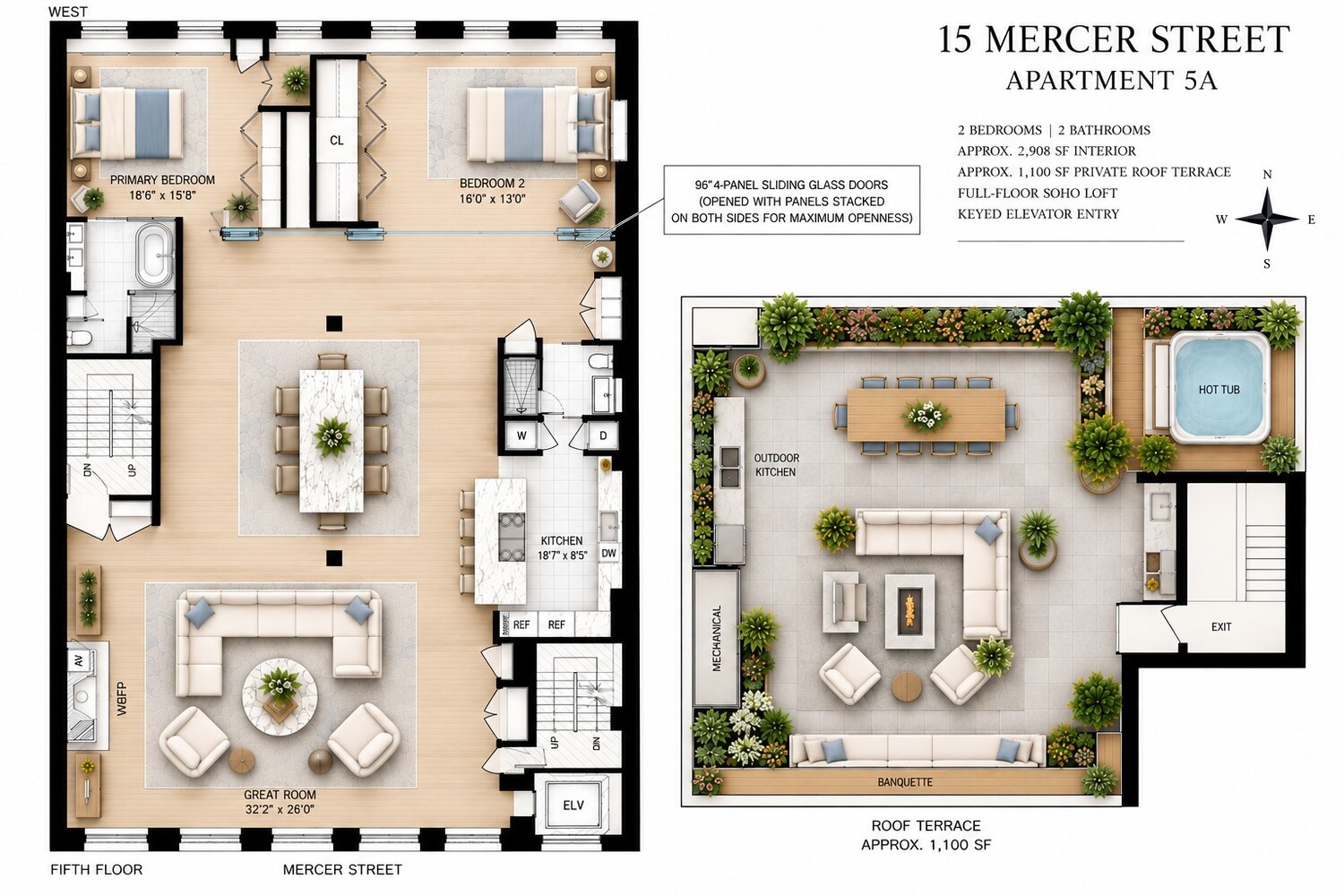 15 Mercer Street Soho New York NY 10013