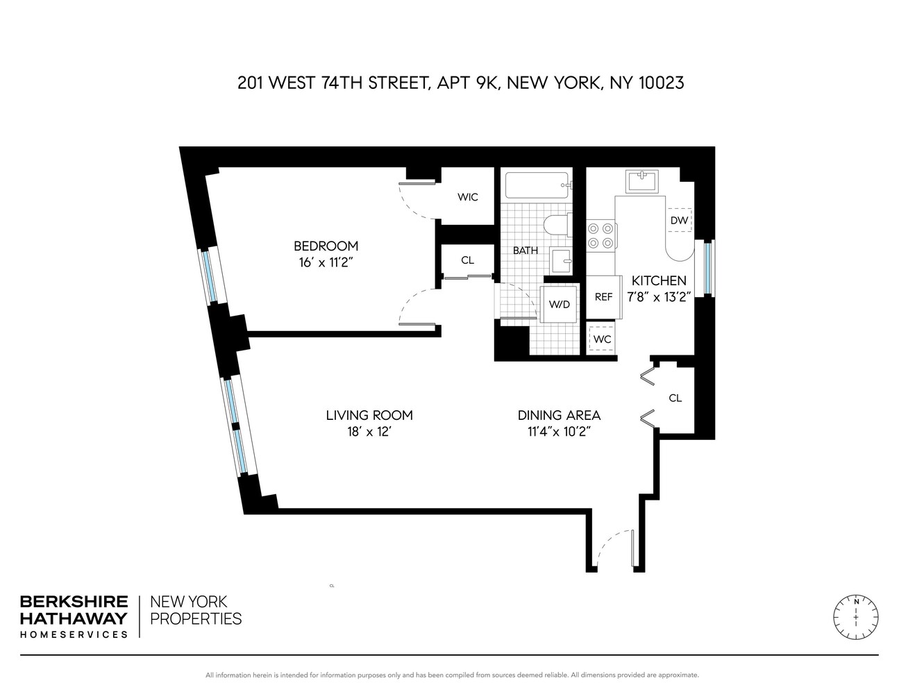 201 West 74th Street 9K Upper West Side New York NY 10023