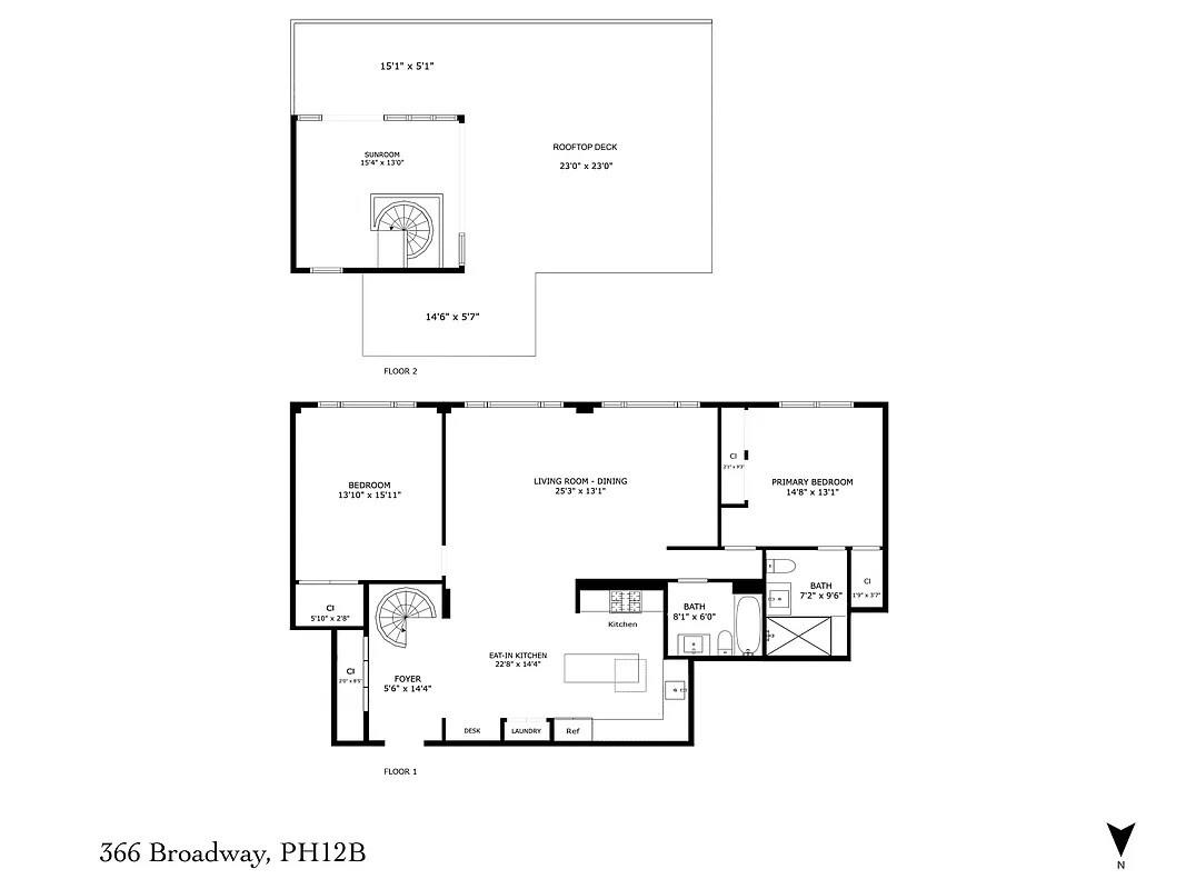 366 Broadway PH12B Tribeca New York NY 10013